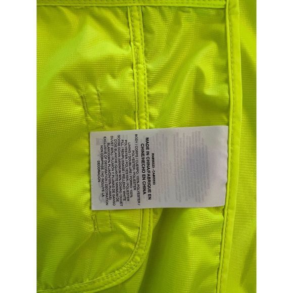 Nike 686199-702 Womens Sz XL Aeroloft 800 Down Running Vest Volt Yellow NEW $180 - Picture 7 of 8